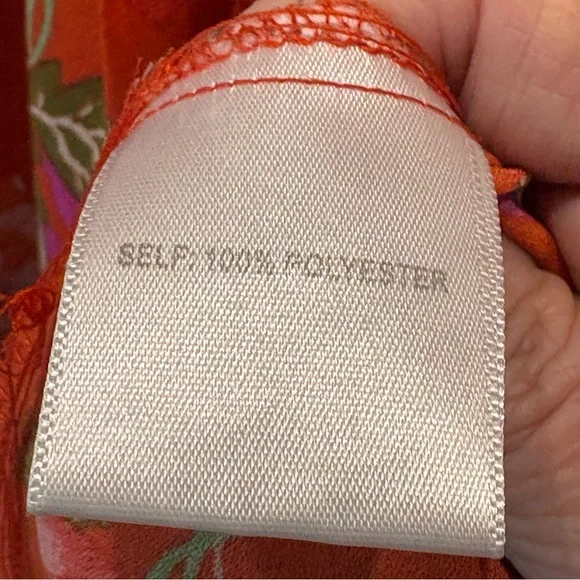 Rose & Olive Floral Print Sleeveless Blouse, Tank, Top, 2X - Picture 3 of 9